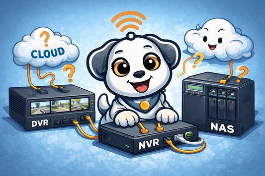 NVR, DVR, Cloud e NAS: dove vengono salvate le registrazioni delle telecamere