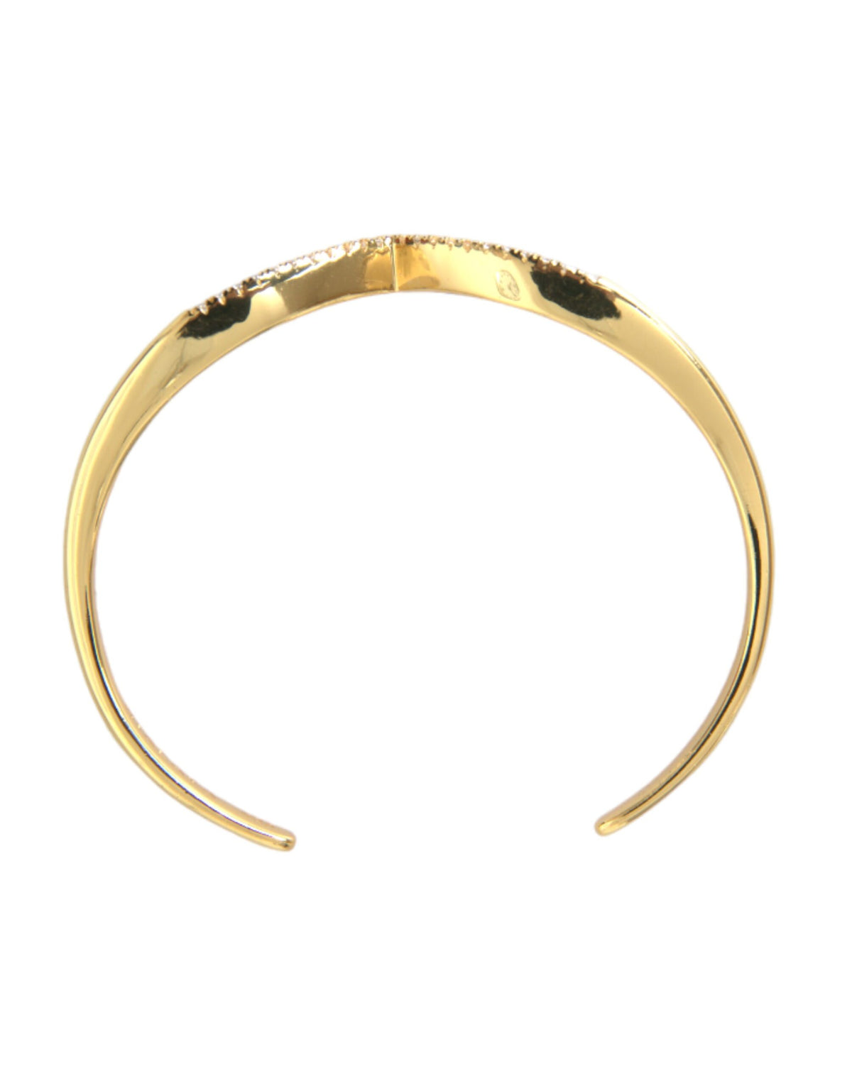 Bracciale Rigido Nialaya Donna Skyfall in Argento 925 Dorato con CZ – M – foto 2