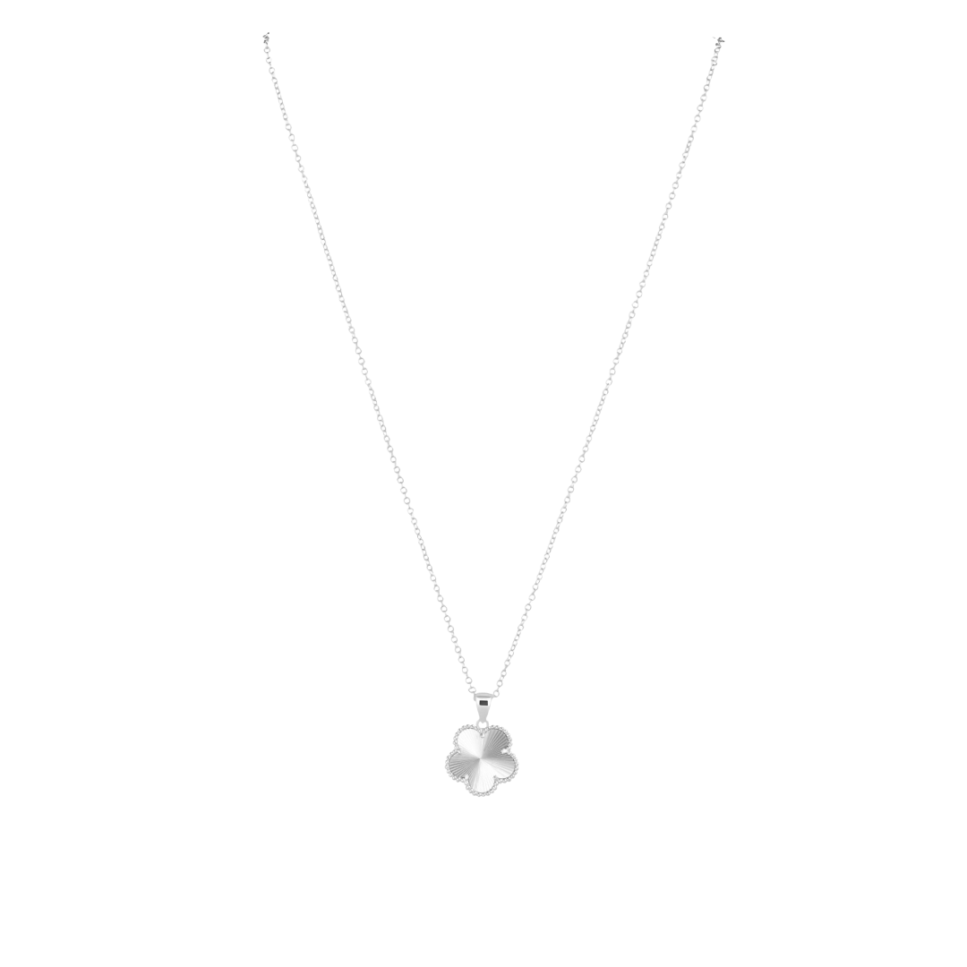 Collana Sahira Adeline dorata con pendente Clover da 15 mm – foto 2