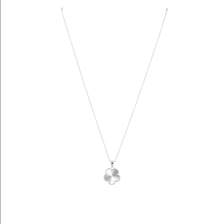 Collana Sahira Adeline dorata con pendente Clover da 15 mm – foto 3