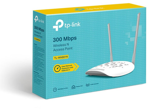 TP-Link TL-WA801N Access Point WiFi N300 / Repeater – Access Point 2.4 GHz con PoE Passivo