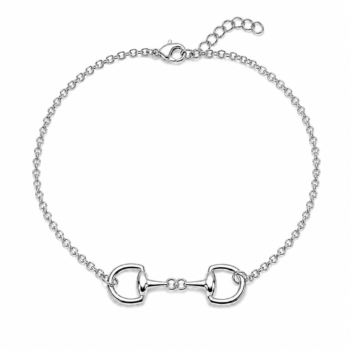 Bracciale Sahira Polo Link dorato con dettaglio morso da cavallo – foto 4